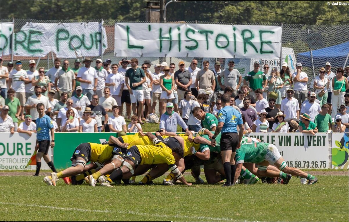 Fédérale 1. Peyrehorade promu en Nationale 2 face à Saint-Médard : « Ils ont toujours continué à y croire, c'est magnifique »