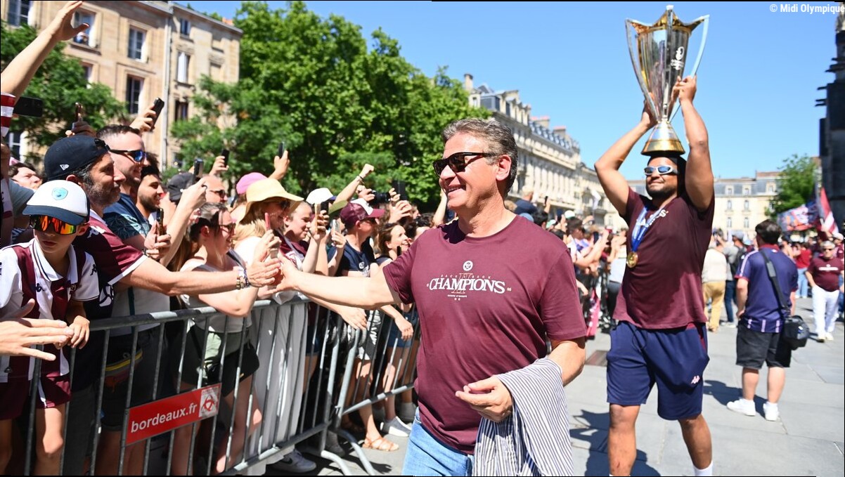 Champions Cup - "C'est juste hallucinant !" : Laurent Marti, président de l'UBB revient sur le doublé