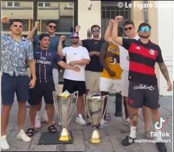 Champions Cup : Jalibert, Tameifuna, Lucu..., les joueurs de l'UBB continuent à célébrer leur couronne européenne