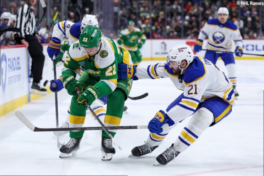 Minnesota Wild trade tiers, and the Buffalo Sabres may need to shed salary