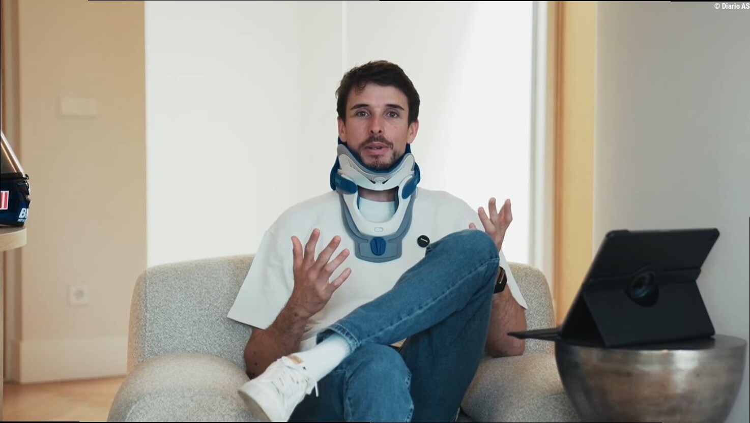 "Pedí ver la caída y me di cuenta de la suerte que había tenido"