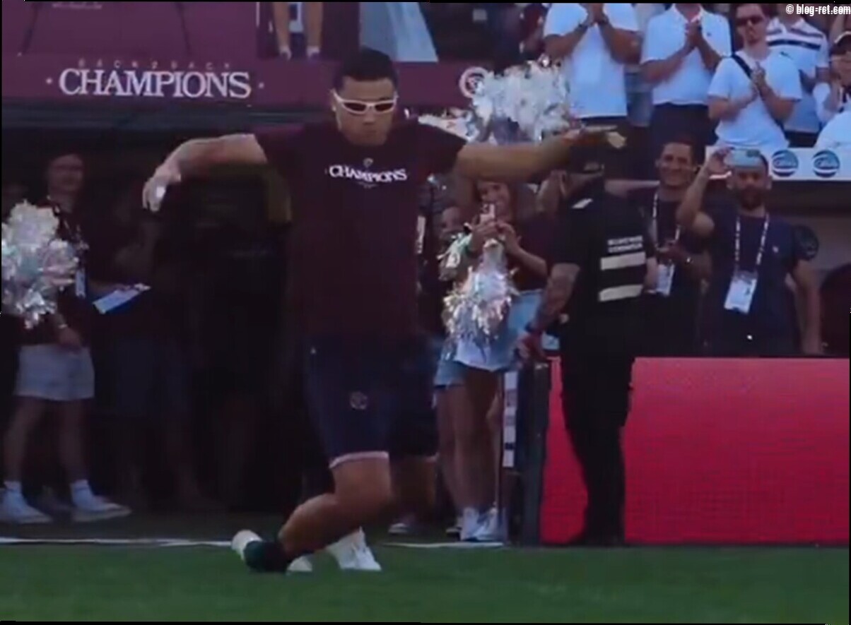 VIDEO : Quand Louis Bielle-Biarrey fait le spectacle devant 35 000 supporters de l'UBB
