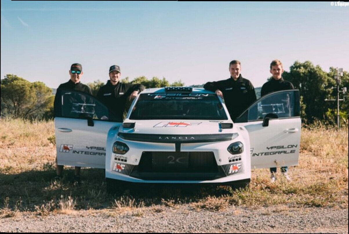 Léo Rossel dans la Lancia Ypsilon Rally2 dès le Rallye de l'Acropole fin juin