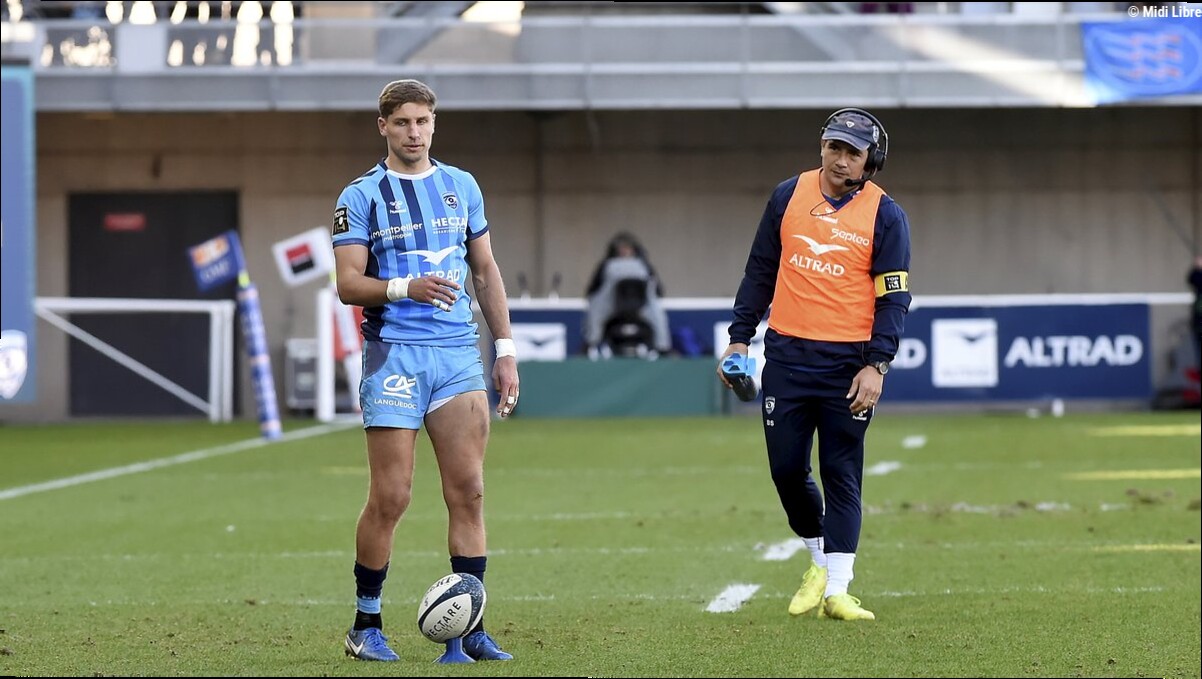 Les compos de MHR – Pau : Miotti absent pour Montpellier, Brau-Boirie placé sur le banc