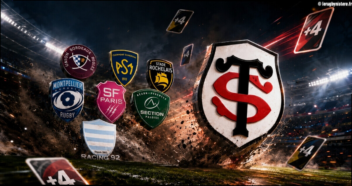 TOP 14. Toulouse regarde devant, derrière ça joue au Uno avec des +4
