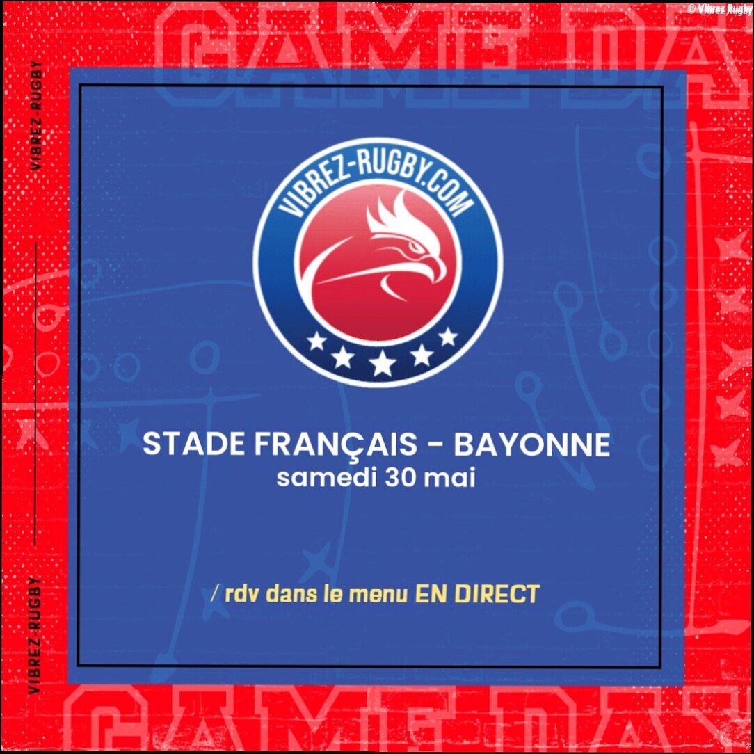 Stade Français – Bayonne en direct