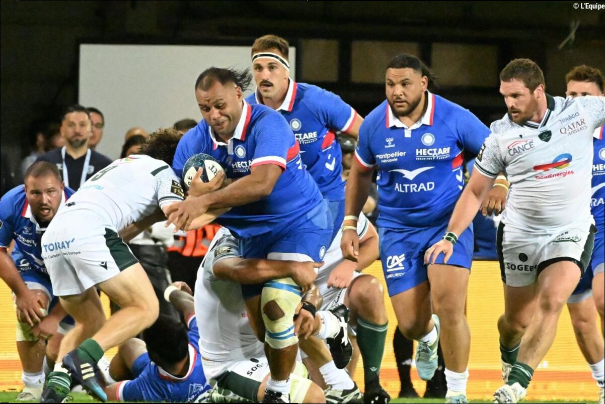 Montpellier fait plier Pau et prend une option sur la deuxième place de Top 14