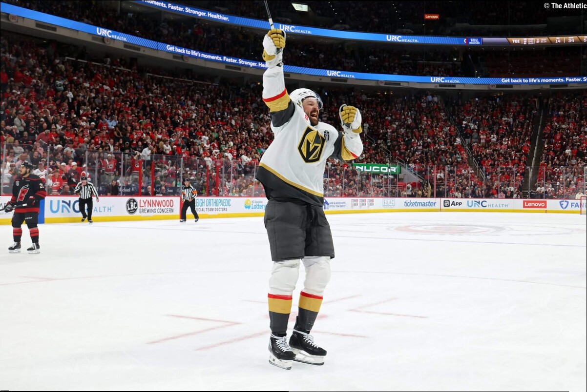 Tomáš Hertl's Game 1 winner echoes an unlikely Stanley Cup connection to Carolina