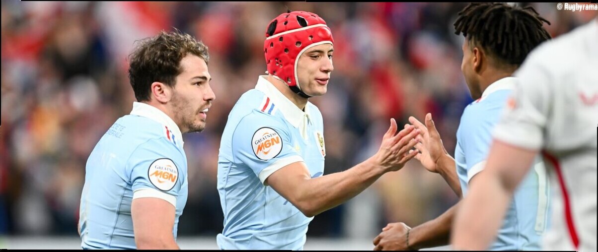 XV de France - Après le succès d'Antoine Dupont aux Jeux de Paris, Louis Bielle-Biarrey espère participer aux JO 2028 à Los A