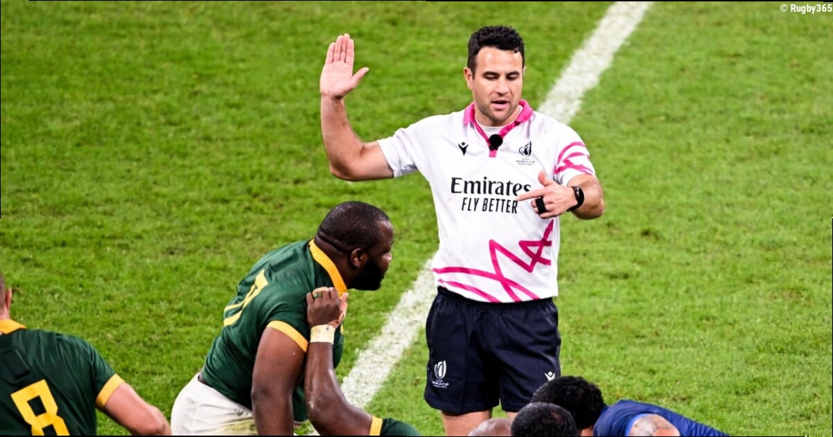 XV de France : Les Bleus vont retrouver l'arbitre du quart face aux Springboks
