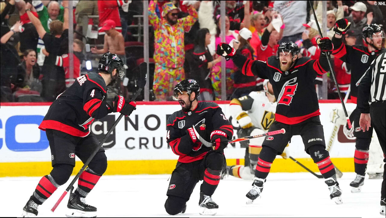 Jarvis scores in OT, Hurricanes even Stanley Cup Final