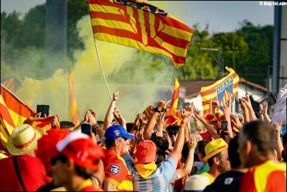 Mobilisation impressionnante des supporters de l'USAP, du côté de Jean-Dauger