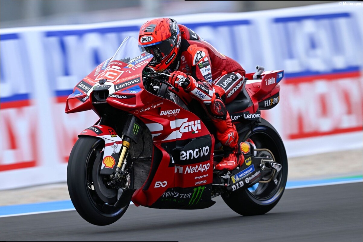 MotoGP | Ducati: Marquez con un'ala più grande nel codone al posto dell'"acquasantiera"