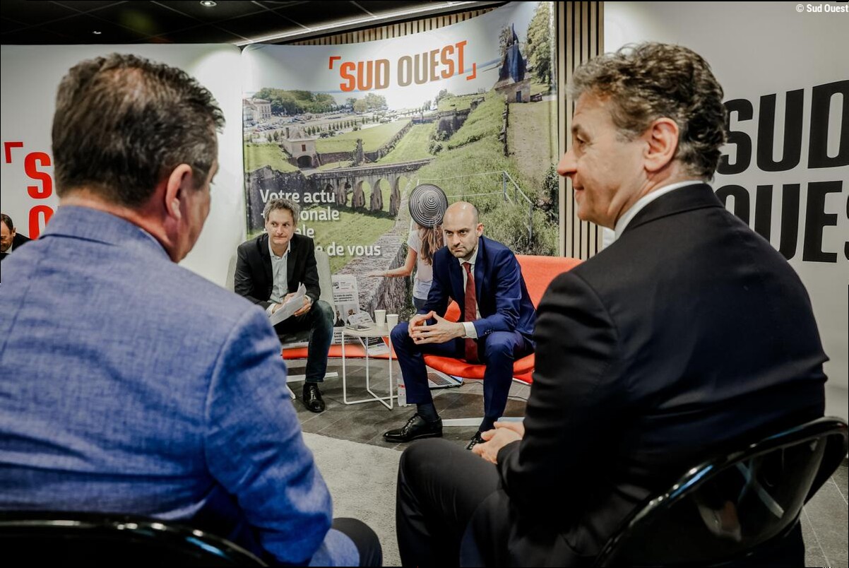 Jean-Noël Barrot face aux chefs d'entreprise du Sud-Ouest : « Les guerres commerciales ne font que des perdants »