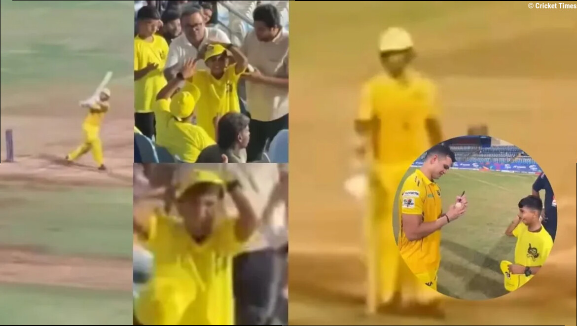 WATCH: Arjun Tendulkar's massive six hits a young spectator in the stands during T20 Mumbai League 2026 clash