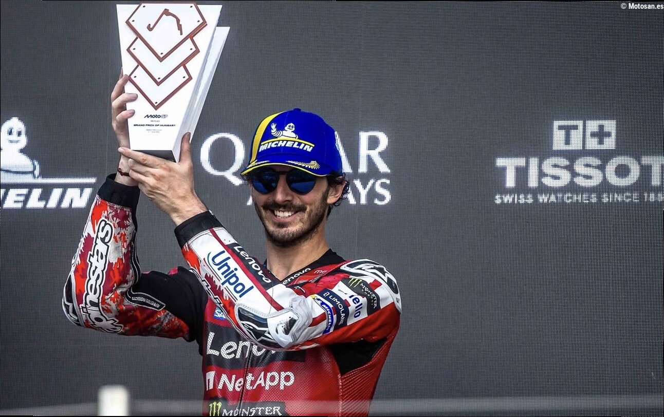 TOP 10 pilotos con más podios en MotoGP, donde llega Bagnaia igualando a Dovizioso