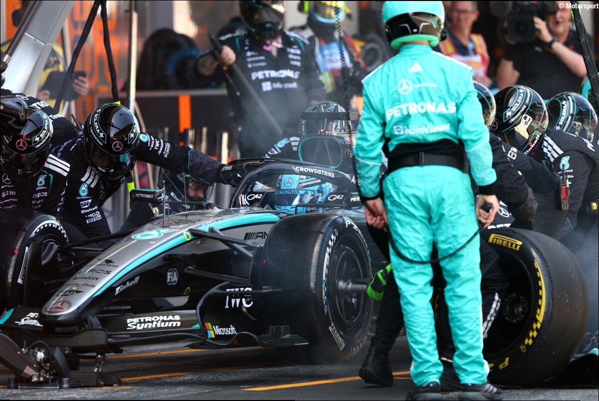 Russell cuestiona a Mercedes F1: "Deberíamos haber seguido nuestra propia estrategia"