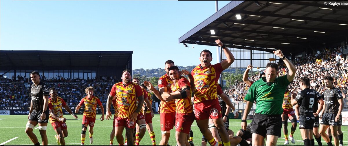 Access match Top 14 - "Tu dois penser à ce qu'il y a derrière", après tant de mois, de galères et de combats l'Usap reste dan