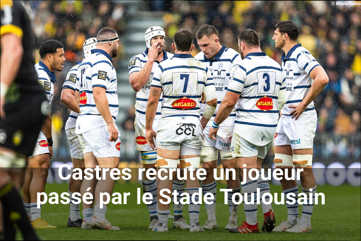 Castres recrute un joueur passé par le Stade Toulousain
