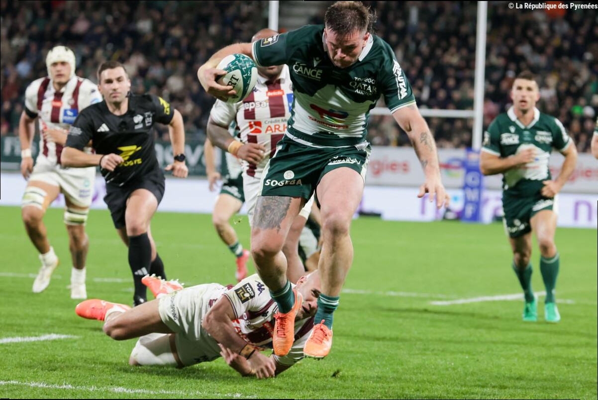 Section Paloise : le 3e ligne Reece Hewat victime d'une rechute au tendon d'Achille