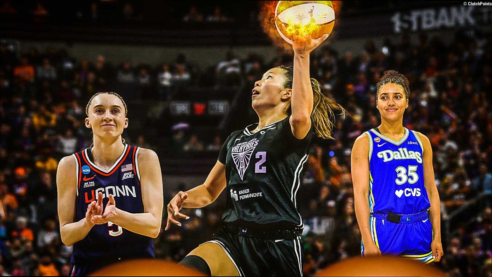Valkyries' Kaitlyn Chen shines vs. former UConn teammates Paige Bueckers, Azzi Fudd