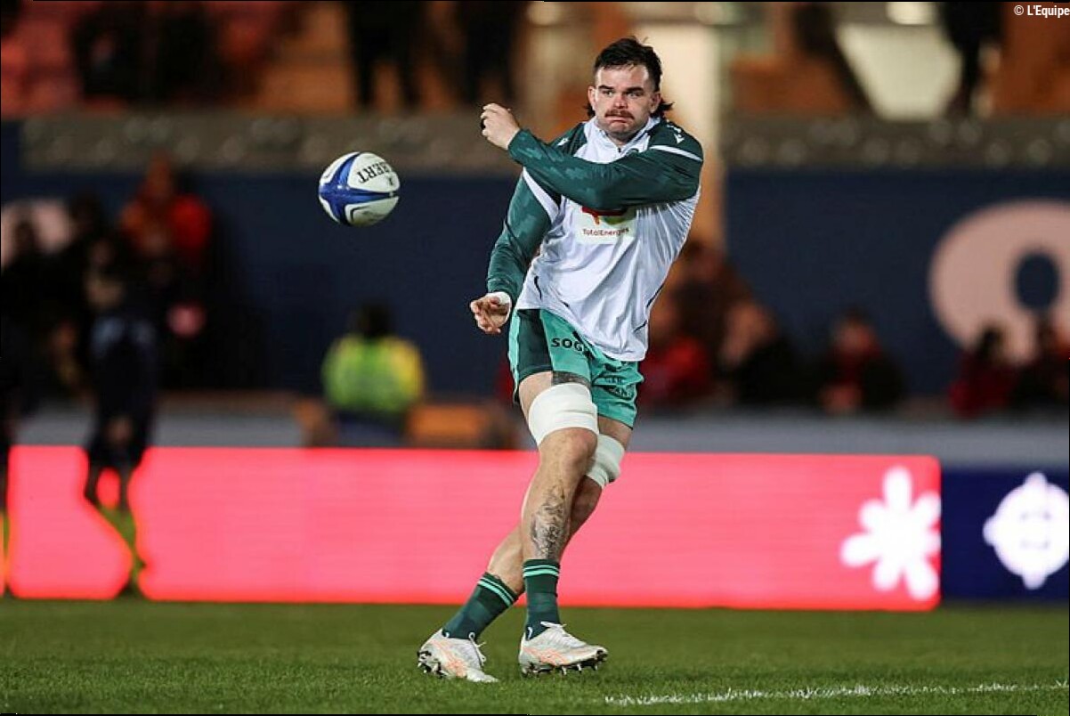 Reece Hewat, troisième-ligne de Pau, victime d'une rechute de sa rupture du tendon d'Achille