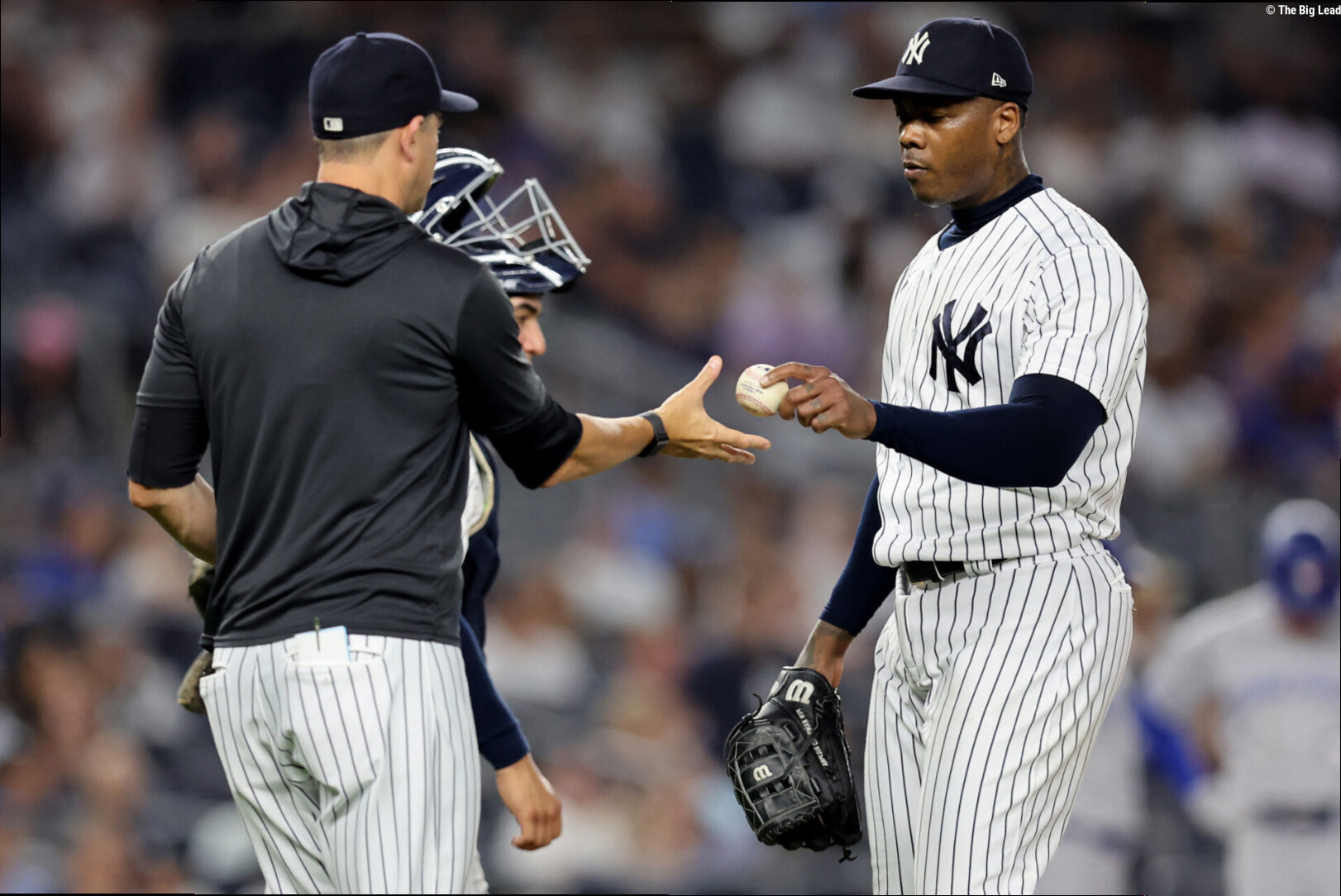 Yankees-Aroldis Chapman reunion becoming more unlikely