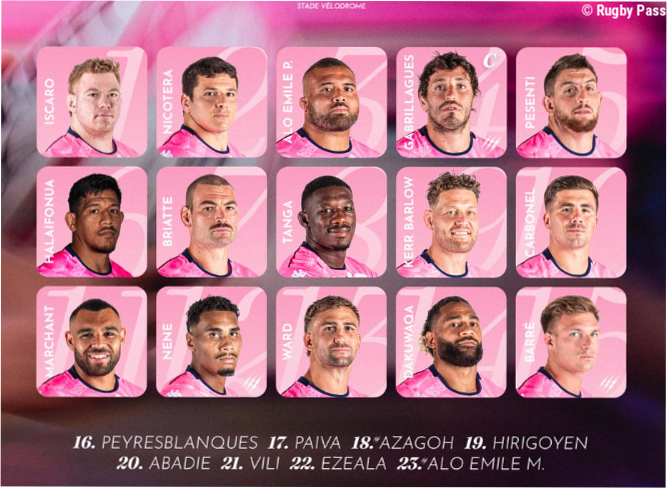 Les compos de la demi-finale de Top 14 Montpellier - Stade français en un coup d'œil