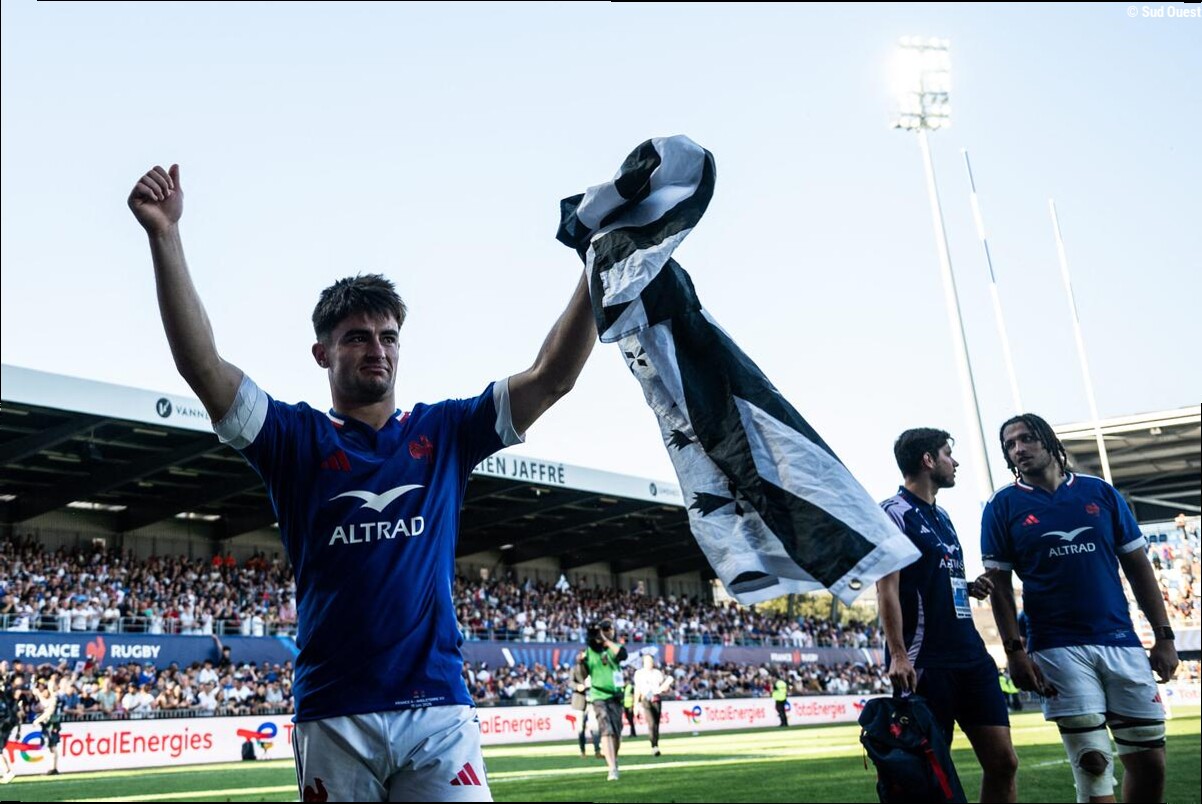 « Un match dont je me souviendrai toute ma vie », Nolann Le Garrec a vécu une première intense avec les Bleus à Vannes