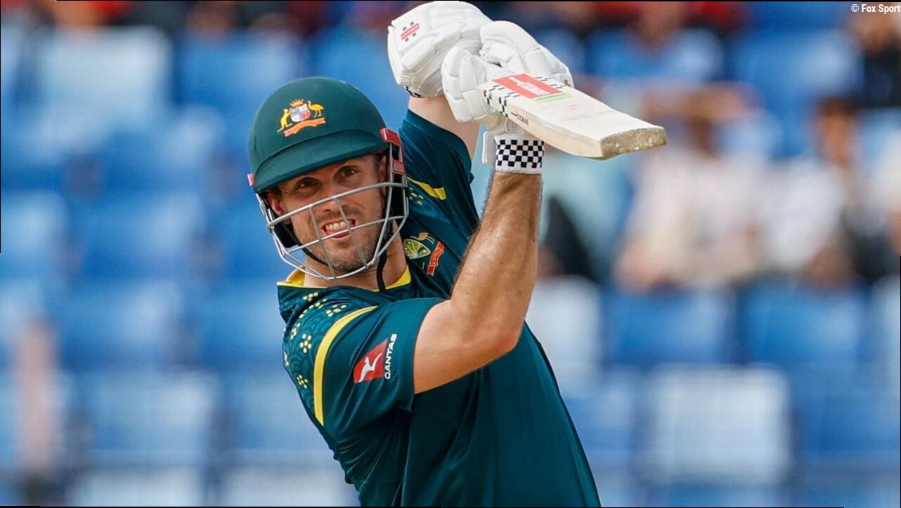 Aussie quick's record figures stun as Marsh leads blistering chase to seal T20I series sweep