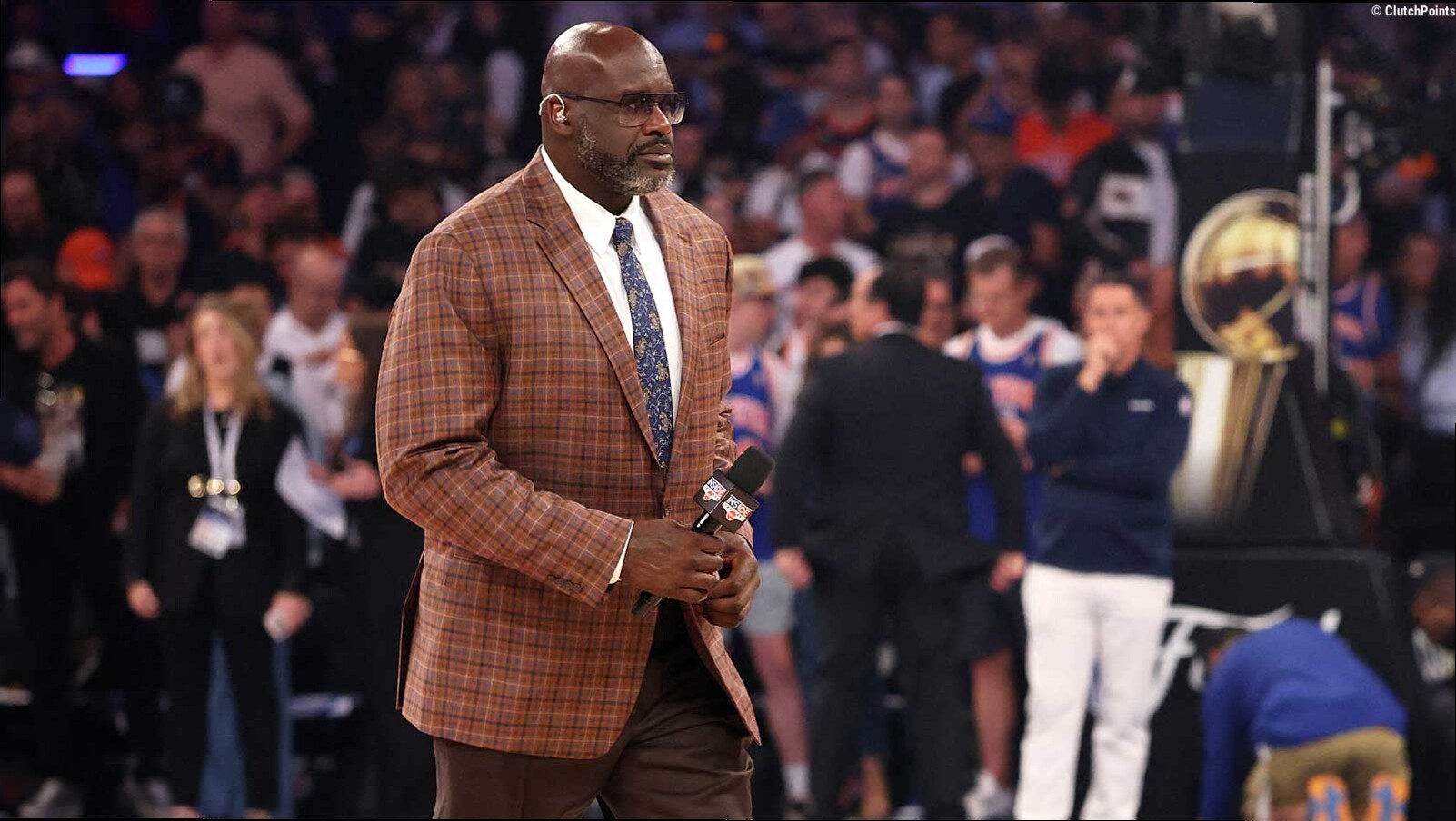 Shaq sends special message to Dodgers fans on bobblehead night