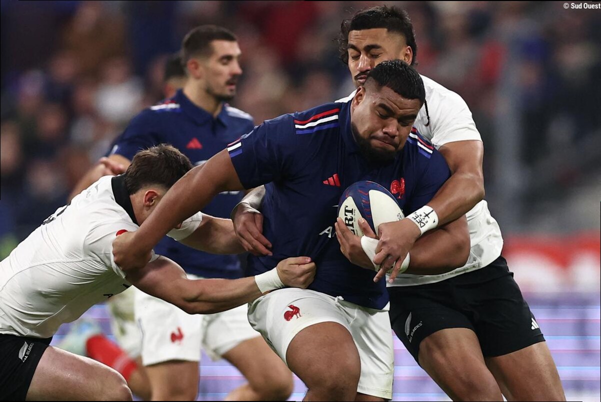 XV de France : Théo Attissogbe et Tevita Tatafu ménagés à l'entraînement avant le départ pour le Championnat des nations