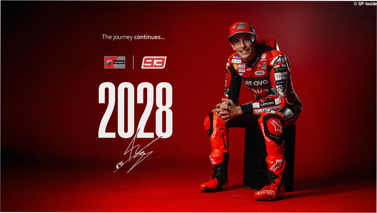 Officiel : Marquez rempile chez Ducati jusqu'en 2028