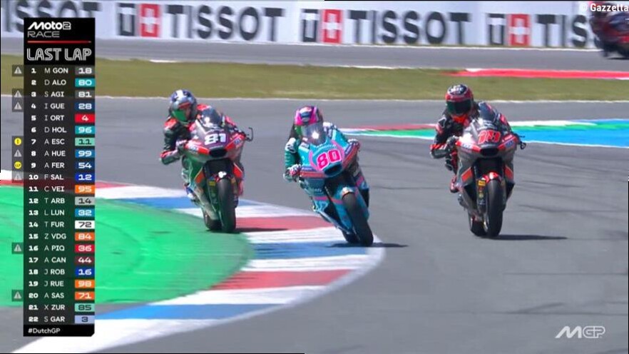 Moto2 Assen, David Alonso ha fatto il sorpasso dell'anno?
