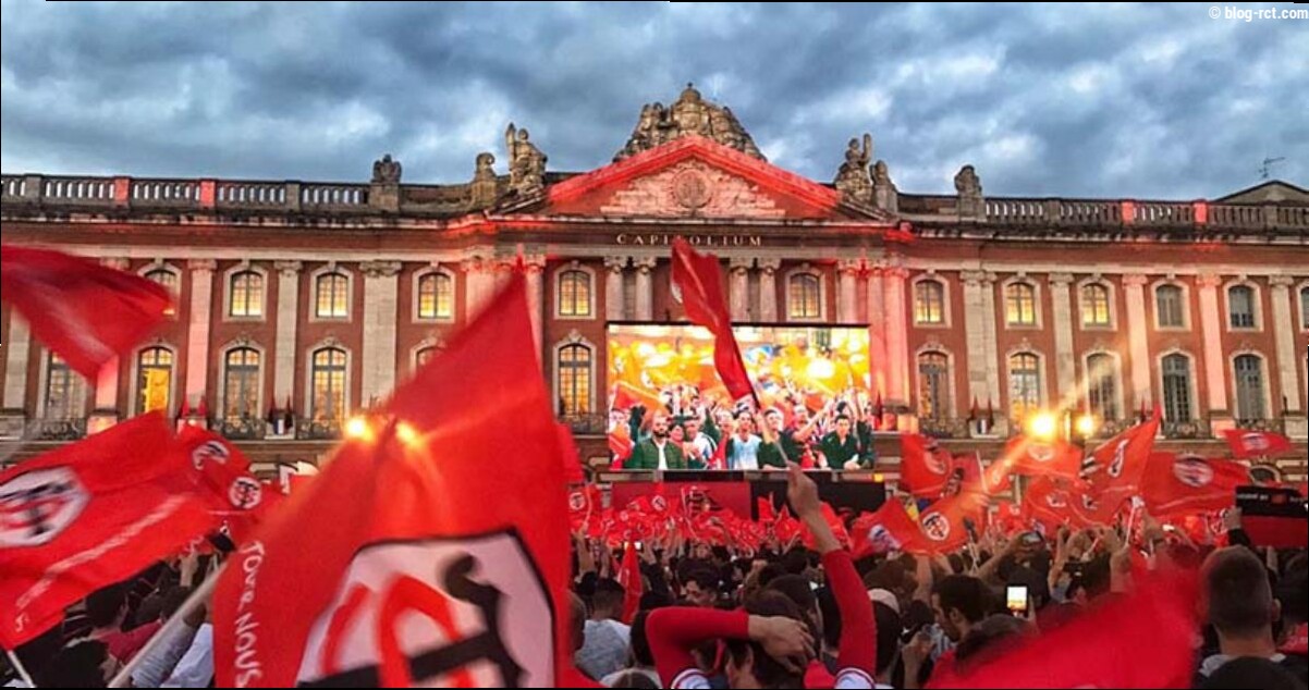 Les champions de France ont retrouvé leurs supporters dans un lieu devenu mythique à Toulouse