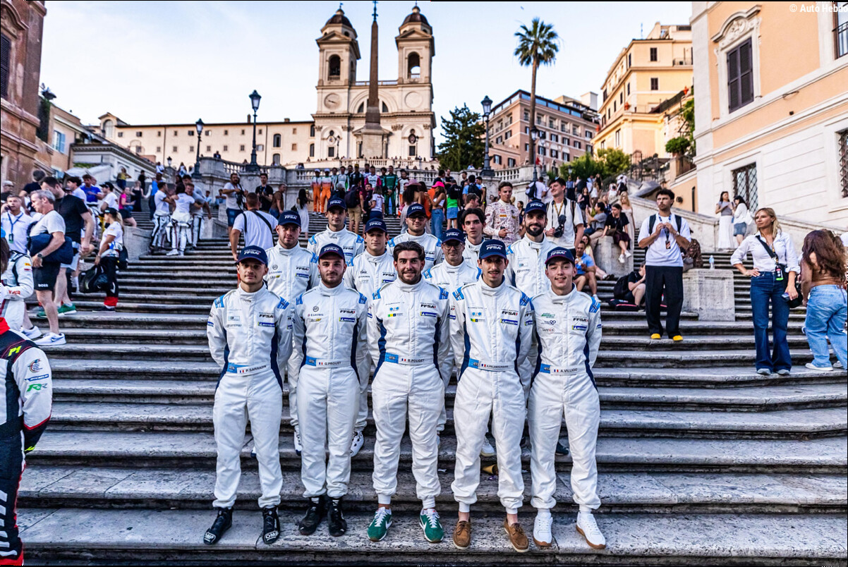 L'Équipe de France Espoir Rallye FFSA prête à en découdre à Rome
