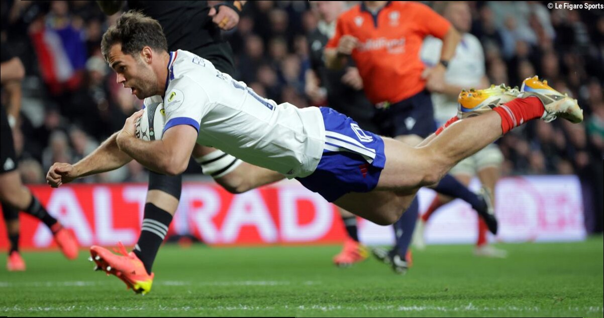 Rugby, Championnat des nations : en vidéo, l'essai de Penaud qui lance les Bleus face aux All Blacks