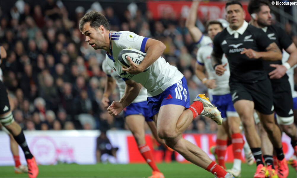 Au terme d'un âpre combat, le XV de France cède face au All Blacks en ouverture du Championnat des Nations
