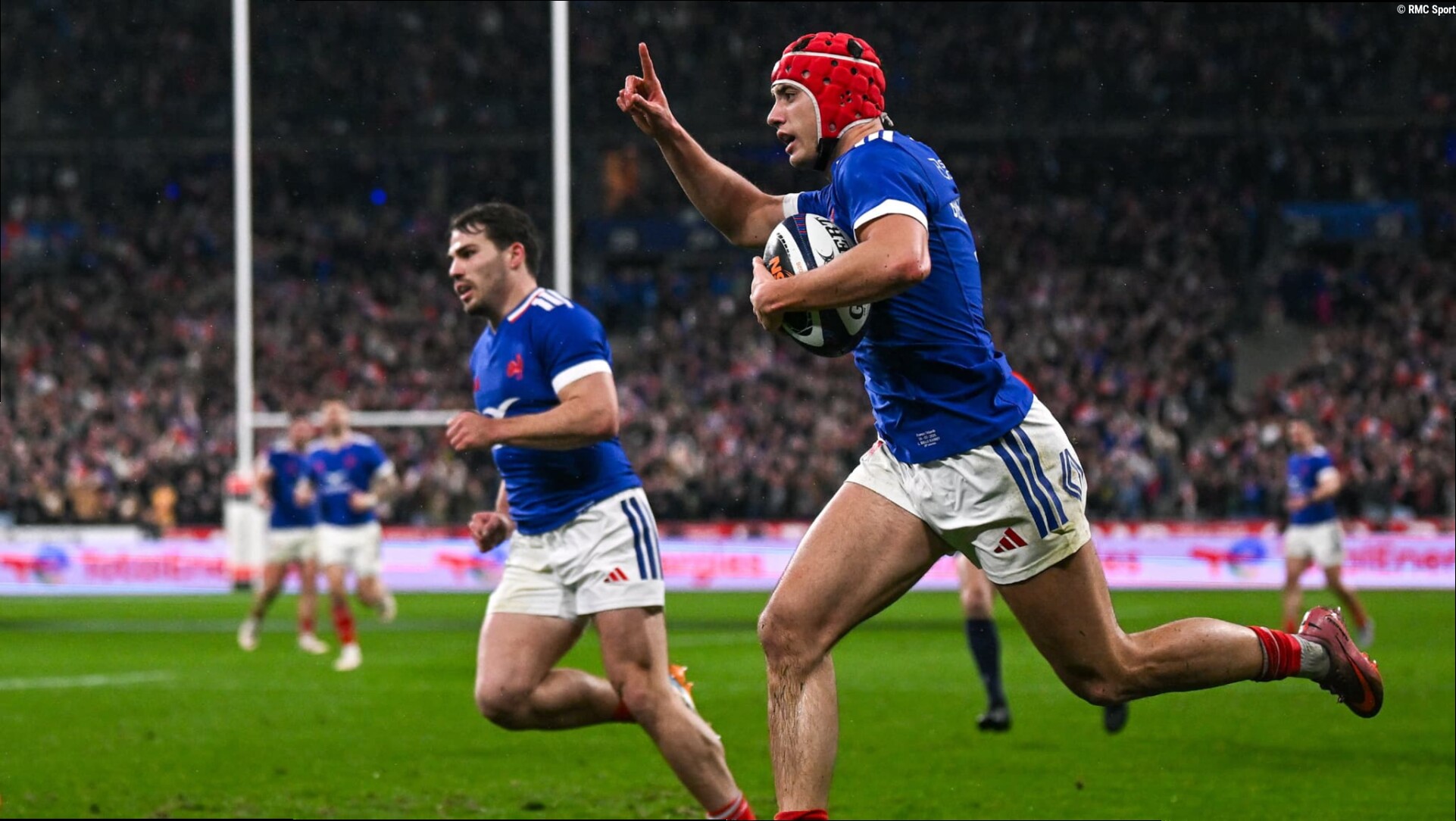 "Si on me sonde, je suis partant": Louis Bielle-Biarrey postule pour les JO de Los Angeles avec les Bleus du 7
