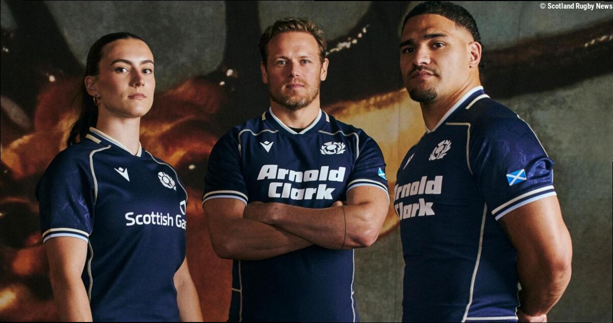 Scotland and Macron unveil 2026/27 home kit, ahead of debut outing at Murrayfield
