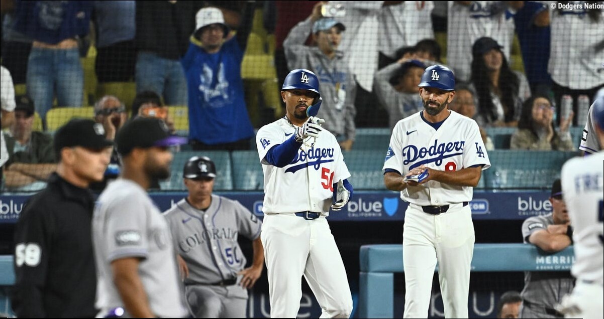 Mookie Betts pushes Dodgers in scrappy series victory over Rockies