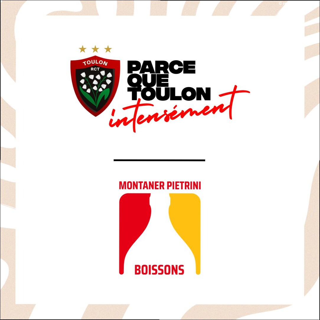 Montaner Pietrini Boissons renforce son engagement auprès du RCT et devient Partenaire Majeur pour les 3 prochaines saisons !