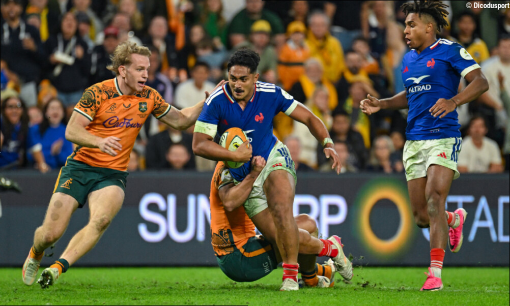 Les notes des Bleus face à l'Australie : Romain Ntamack convaincant, Moefana impressionne
