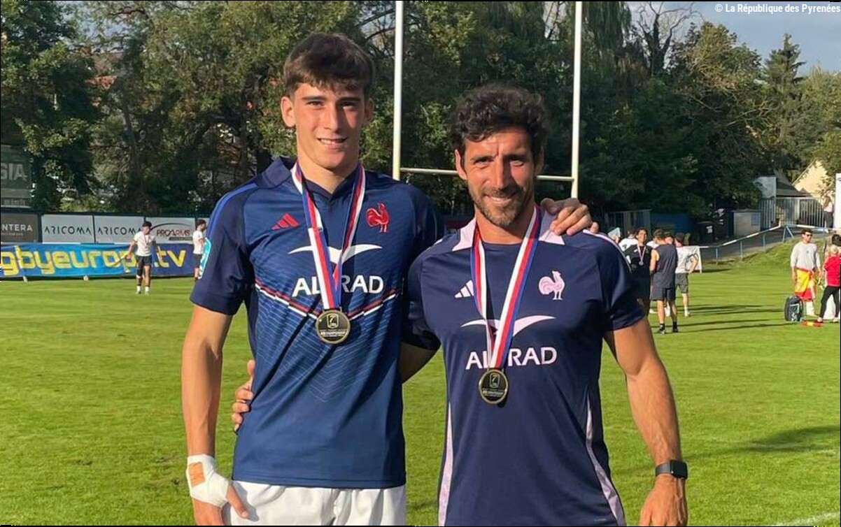Rugby à 7 : une touche de Section Paloise chez les champions d'Europe U18
