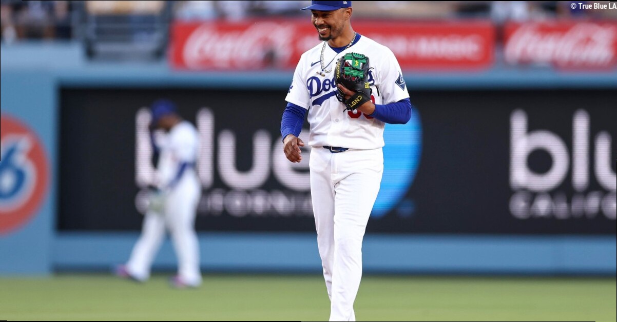Dodgers notes – Mookie Betts starts a glove company, what to look for in the second half