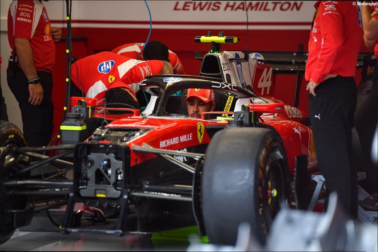 Hamilton detecta el problema de Ferrari en Spa: "Hay que encontrar ese tiempo"
