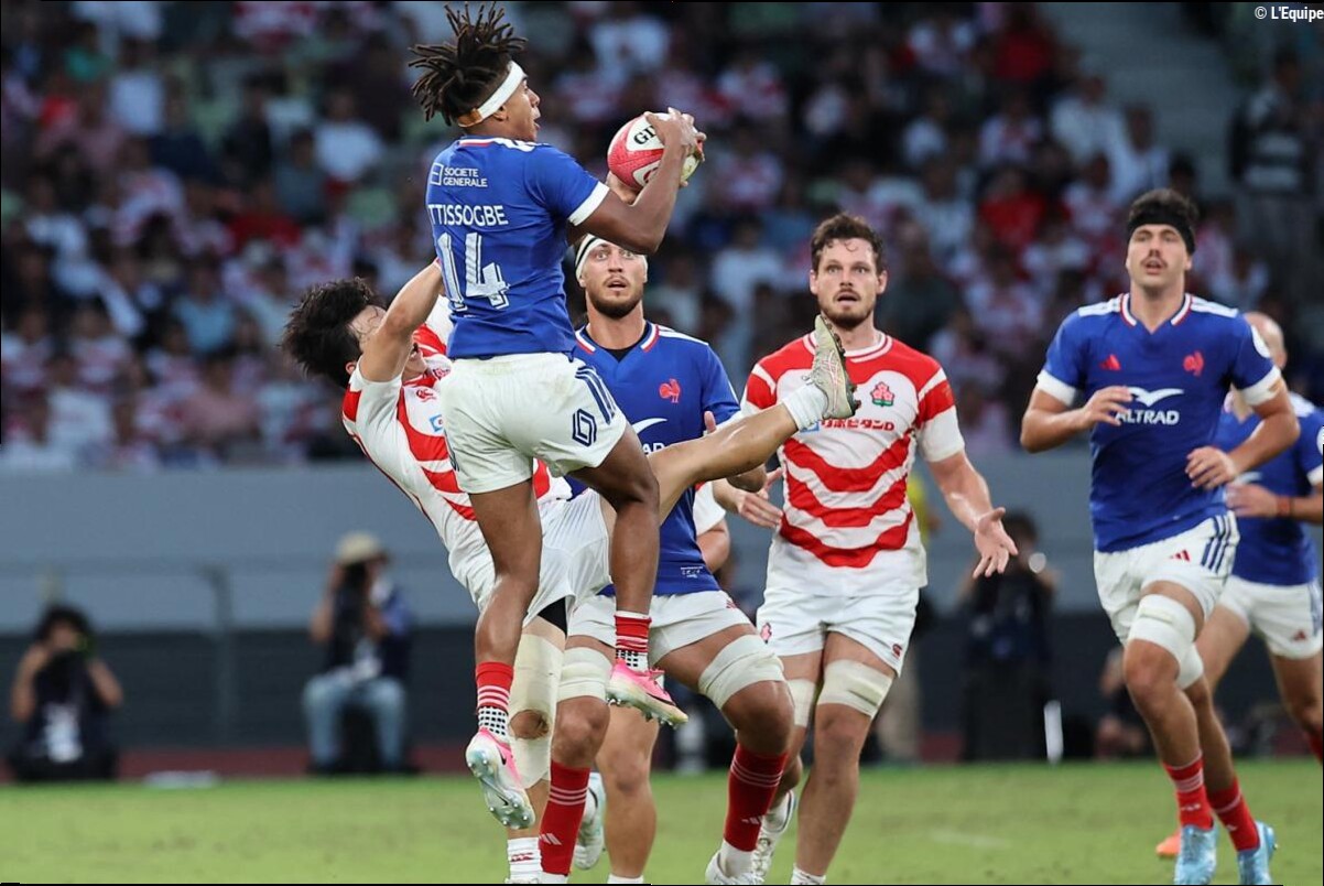 Le jeu au pied de pression, l'autre atout qui a permis au XV de France de facilement dominer le Japon dans le Championnat des