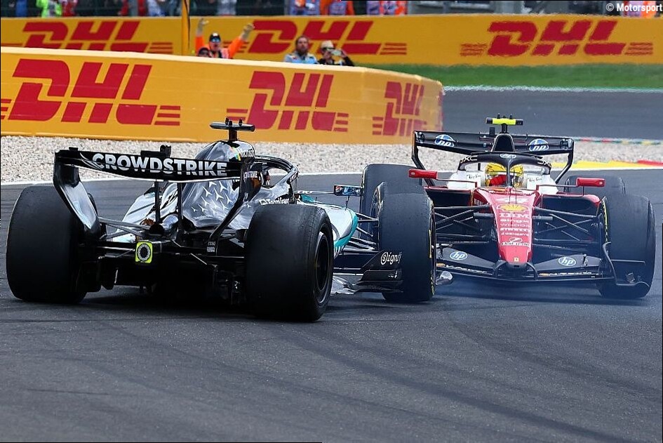 Para Ferrari la sanción a Hamilton en Spa es "tremendamente severa"