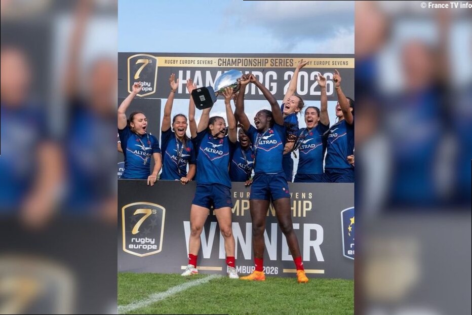 "Si on m'enlève le rugby, ça me déchirerait le cœur" : agente municipale, elle est devenue championne de rugby à 7 avec l'équ