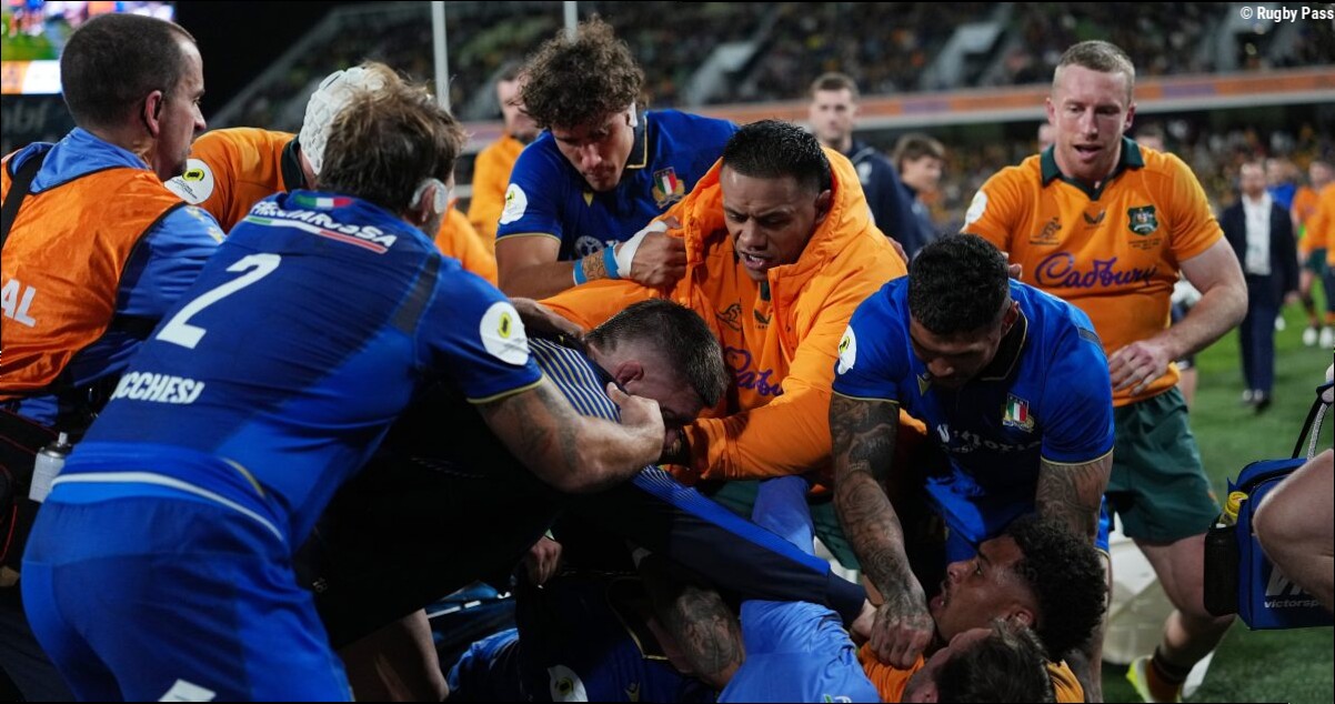 Sanctionné après une bagarre contre l'Australie, Riccioni va manquer les deux premiers matchs de l'USAP